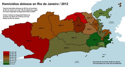 Rio homicidios 2012